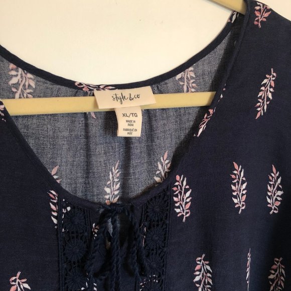 Style & Co. | Boho Peasant Blouse - Picture 3 of 4